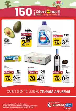 Catálogo Eroski en Huesca | ¡OFERTONES para conquistarte! EROSKI CITY | 2025-07-17T00:00:00.000Z - 2025-07-29T00:00:00.000Z
