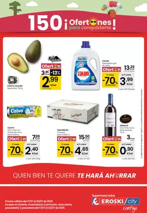 Catálogo Eroski en Ayllón | ¡OFERTONES para conquistarte! SUPERMERCADOS EROSKI | 2025-07-17T00:00:00.000Z - 2025-07-29T00:00:00.000Z
