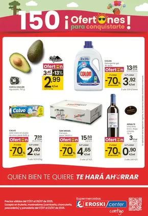Catálogo Eroski en Port de Pollença | ¡OFERTONES para conquistarte! Mercat | 2025-07-17T00:00:00.000Z - 2025-07-29T00:00:00.000Z