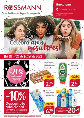 Catálogo Rossmann en Mairena del Aljarafe | Celebra amb nosaltres!  | 2025-07-18T00:00:00.000Z - 2025-07-25T00:00:00.000Z