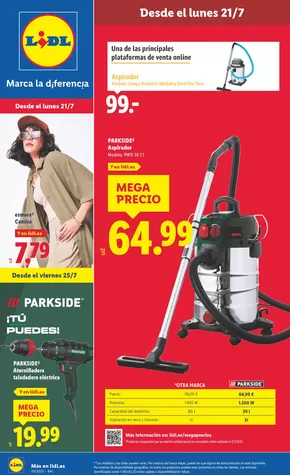 Catálogo Lidl en Palma de Mallorca | ¡Bazar Lidl! Ofertas válidas 21/07 al 27/07 | 2025-07-21T00:00:00.000Z - 2025-07-27T00:00:00.000Z
