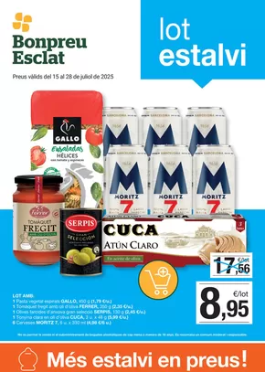 Catálogo BonpreuEsclat | Fullet d'ofertes quinzenals | 2025-07-16T00:00:00.000Z - 2025-07-28T00:00:00.000Z