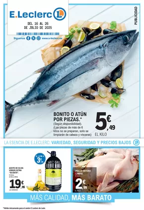 Catálogo E.Leclerc en Valdemoro | HIPER OFERTA 11 | 2025-07-16T00:00:00.000Z - 2025-07-26T00:00:00.000Z
