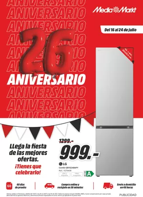 ¡MediaMarkt cumple 26!