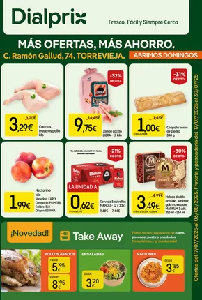 Catálogo Dialprix en San Fulgencio | Oferta Especial Ramón Gallud, Torrevieja | 2025-07-18T00:00:00.000Z - 2025-08-06T00:00:00.000Z
