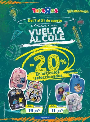 Catálogo ToysRus en Navalperal de Tormes | Vuelta al cole | 2025-08-07T00:00:00.000Z - 2025-08-31T00:00:00.000Z