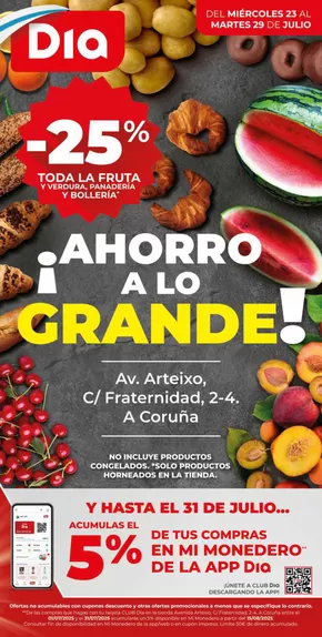 Catálogo Dia en Pedrola | Ahorro a lo grande del 23/07 al 29/07 | 2025-07-23T00:00:00.000Z - 2025-07-29T00:00:00.000Z