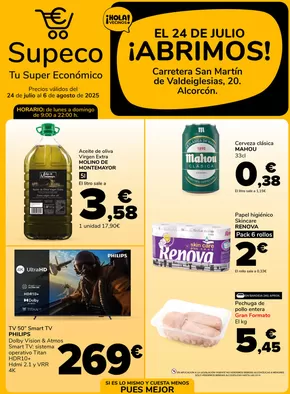 Catálogo Supeco en Tortosa | ¡Nuevo Supeco en Alcorcón! | 2025-07-24T00:00:00.000Z - 2025-08-06T00:00:00.000Z