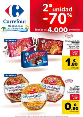 Catálogo Carrefour en San Esteban del Valle | 2ªUD. AL -70% | 2025-07-24T00:00:00.000Z - 2025-08-07T00:00:00.000Z
