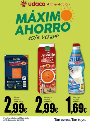 Máximo Ahorro este verano en UDACO