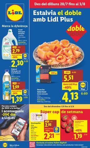 Catálogo Lidl en Ripollet | № 1 PRECIO - Ofertas válidas del 28/07 al 03/08 | 2025-07-28T00:00:00.000Z - 2025-08-03T00:00:00.000Z