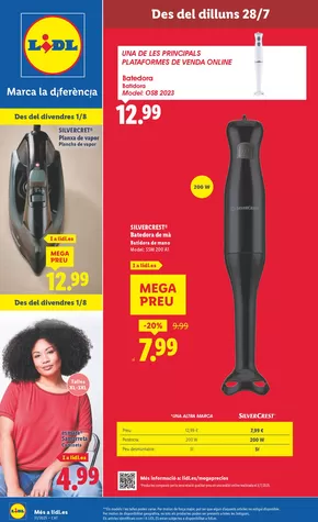 ¡Bazar Lidl! Ofertas válidas 28/07 al 03/08
