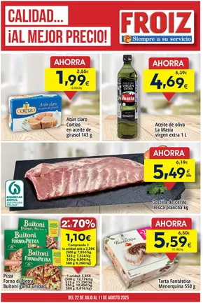 Catálogo Froiz en Acea de Ama | Calidad... ¡Al Mejor Precio! | 2025-07-23T00:00:00.000Z - 2025-08-11T00:00:00.000Z