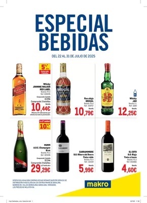 Catálogo Makro en Tarragona | Especial Bebidas Cataluña | 2025-07-23T00:00:00.000Z - 2025-07-31T00:00:00.000Z