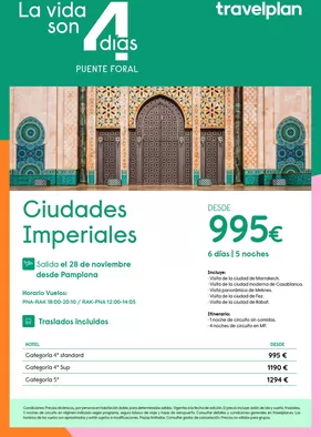 Catálogo Travelplan | Travelplan Marruecos | 2025-07-25T00:00:00.000Z - 2025-11-28T00:00:00.000Z