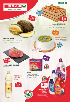 Catálogo SPAR Gran Canaria en Santa Brígida | Oferta válida del 25 de julio al 7 de agosto | 2025-07-25T00:00:00.000Z - 2025-08-07T00:00:00.000Z