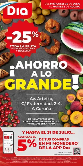 Catálogo Dia en Onda | Ahorro a lo grande del 30/07 al 05/08 | 2025-07-30T00:00:00.000Z - 2025-08-05T00:00:00.000Z