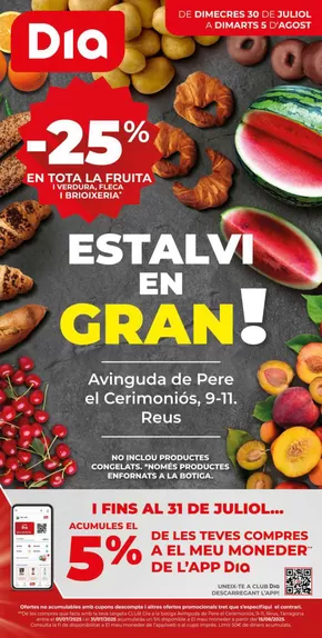 Catálogo Dia en Onda | Estalvi en Gran del 30/07 al 05/08 | 2025-07-30T00:00:00.000Z - 2025-08-05T00:00:00.000Z