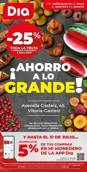 Catálogo Dia en Salvatierra | Ahorro a lo grande del 30/07 al 05/08 | 2025-07-30T00:00:00.000Z - 2025-08-05T00:00:00.000Z