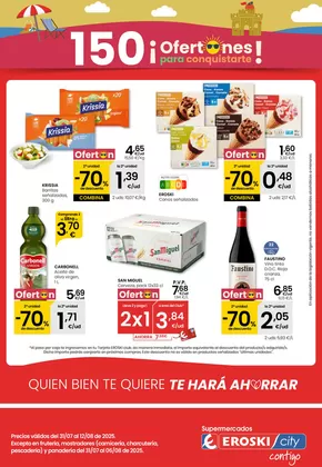 ¡OFERTONES para conquistarte! SUPERMERCADOS EROSKI