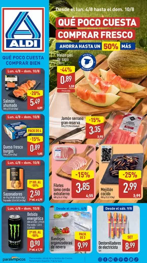Catálogo ALDI en Marratxi | ¡Qué poco cuesta comprar bien! | 2025-08-04T00:00:00.000Z - 2025-08-10T00:00:00.000Z