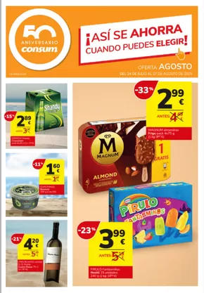 Catálogo Consum en Petrer | Oferta Agosto | 2025-07-28T00:00:00.000Z - 2025-08-27T00:00:00.000Z