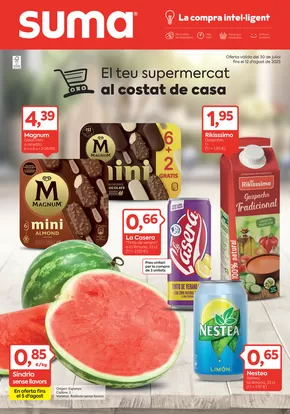 Catálogo Suma Supermercados en Crevillent | Oferta vàlida del 30 de juliol fins el 12 d'agost de 2025 | 2025-07-30T00:00:00.000Z - 2025-08-12T00:00:00.000Z