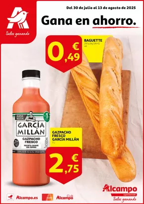 Catálogo Alcampo en Valladolid | Gana en ahorro. | 2025-07-30T00:00:00.000Z - 2025-08-13T00:00:00.000Z