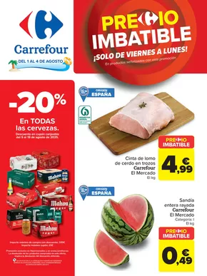 Catálogo Carrefour en Sevilla | PRECIO IMBATIBLE | 2025-08-01T00:00:00.000Z - 2025-08-04T00:00:00.000Z