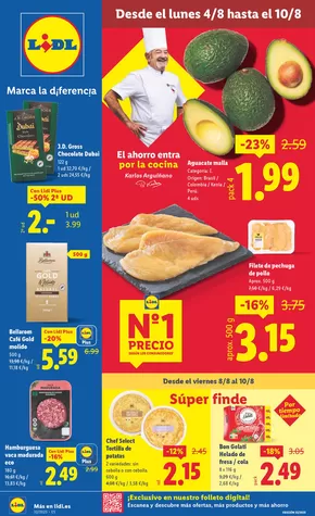 Catálogo Lidl en Puerto de Mazarrón | № 1 PRECIO - Ofertas válidas del 04/08 al 10/08 | 2025-08-04T00:00:00.000Z - 2025-08-10T00:00:00.000Z