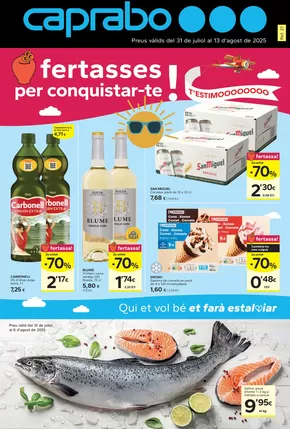 Catálogo Caprabo en Vilobi dOnyar | Ofertasses per conquistar-te! | 2025-07-31T00:00:00.000Z - 2025-08-13T00:00:00.000Z