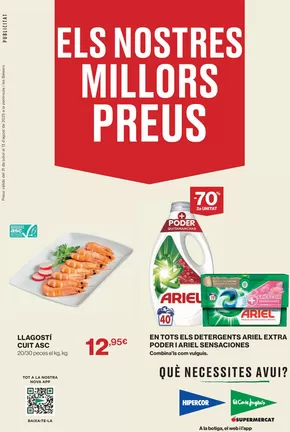 Catálogo Hipercor | Els Nostres Millors Preus | 2025-07-31T00:00:00.000Z - 2025-08-13T00:00:00.000Z