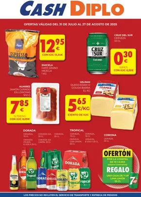 Ofertas válidas del 31 de julio al 27 de agosto de 2025