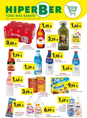 Ofertas válidas desde el 31 de Julio al 20 de Agosto de 2025