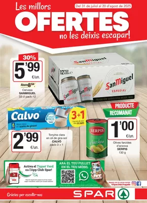 Del 31 de juliol al 20 d'agost de 2025