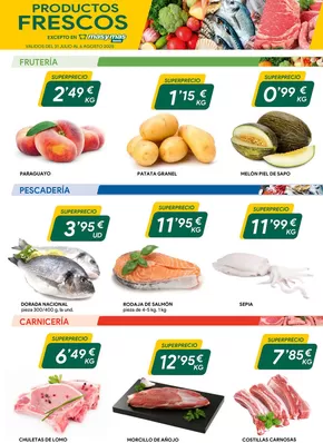 Válidos del 31 julio al 6 agosto