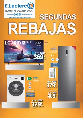 Catálogo E.Leclerc en Villabuena del Puente | Segundas rebajas | 2025-08-01T00:00:00.000Z - 2025-08-31T00:00:00.000Z