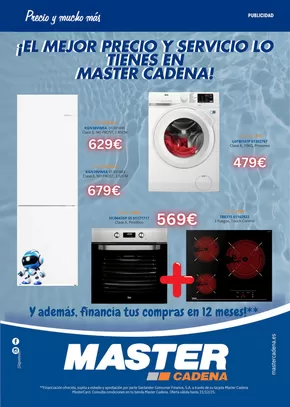¡El mejor precio y servicio lo tienes en Master Cadena!