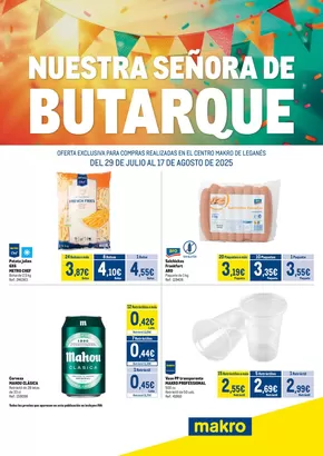 Catálogo Makro en Leganés | Nuestra Señora de Butarque | 2025-08-04T00:00:00.000Z - 2025-08-17T00:00:00.000Z