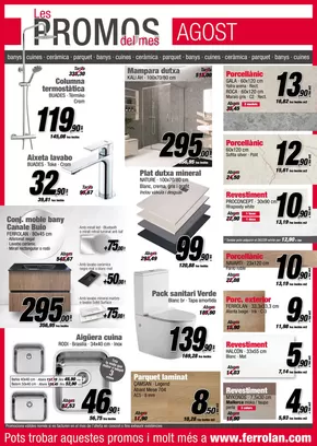 Les Promos del mes Agost