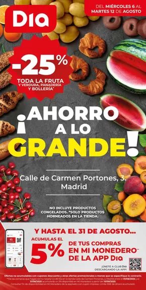 Catálogo Dia en Móstoles | Ahorro a lo grande del 06/08 al 12/08 | 2025-08-06T00:00:00.000Z - 2025-08-12T00:00:00.000Z