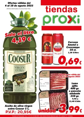 Ofertas válidas del 4 al 10 de agosto 2025