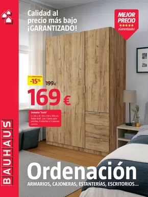 Catálogo BAUHAUS en Alfafar | Ordenación. Armarios, cajoneras, estanterías y escritorios.  | 2025-08-05T00:00:00.000Z - 2025-09-05T00:00:00.000Z