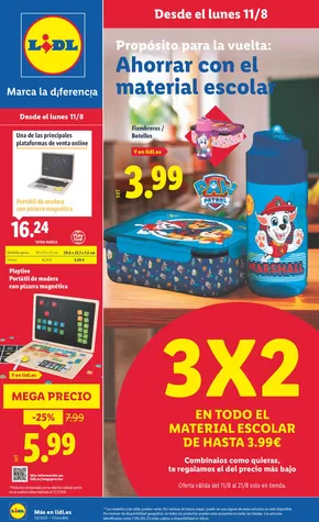 Catálogo Lidl en Arganda del Rey | ¡Bazar Lidl! Ofertas válidas 11/08 al 17/08 | 2025-08-11T00:00:00.000Z - 2025-08-17T00:00:00.000Z