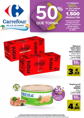 Catálogo Carrefour en Leza | 2ªUD. AL -50% | 2025-08-08T00:00:00.000Z - 2025-08-25T00:00:00.000Z