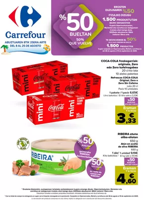Catálogo Carrefour en Sestao | 2ªUD. AL -50% | 2025-08-08T00:00:00.000Z - 2025-08-25T00:00:00.000Z
