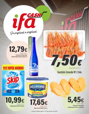 Precios válidos del 6 al 19 de agosto