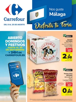 Catálogo Carrefour en Málaga | 2ªUD. AL -50%  | 2025-08-08T00:00:00.000Z - 2025-08-25T00:00:00.000Z