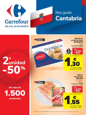 Catálogo Carrefour en Maliaño | 2ªUD. AL -50%  | 2025-08-08T00:00:00.000Z - 2025-08-25T00:00:00.000Z