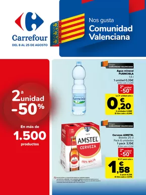 Catálogo Carrefour en Valencia | 2ªUD. AL -50%  | 2025-08-08T00:00:00.000Z - 2025-08-25T00:00:00.000Z